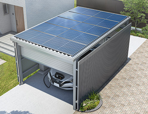 ezポート1台用囲い格子30×50